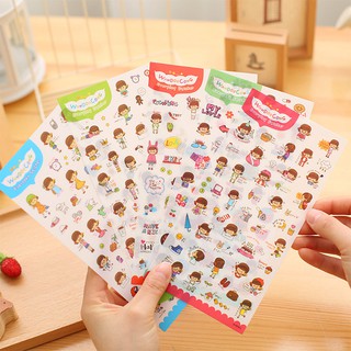 STICKER HÀN QUỐC 6 TỜ
