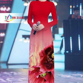 Vải áo dài in 3d
