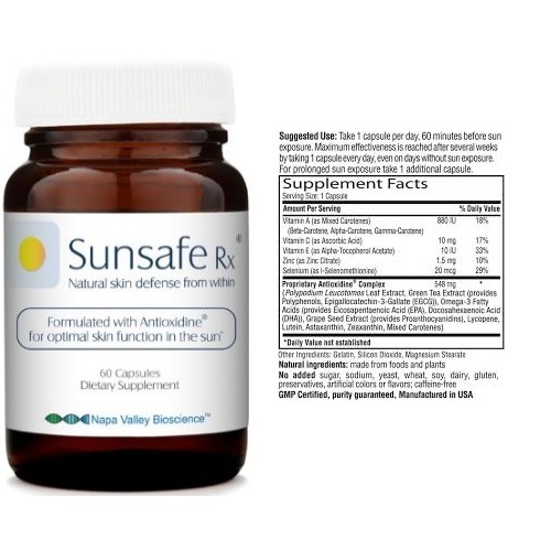 Viên uống chống nắng Sunsafe Rx 30 viên