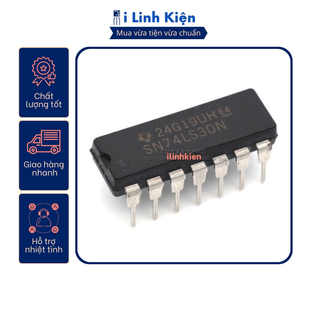 Ic chức năng 74LS30 HD74LS30P DIP-14 chất lượng