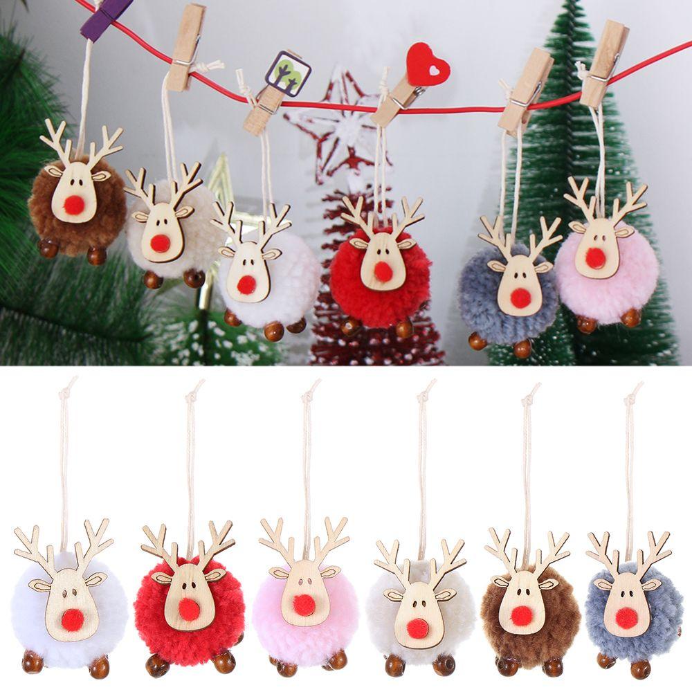 Phụ Kiện Trang Trí Giáng Sinh / Năm Mới Bằng Gỗ DIY