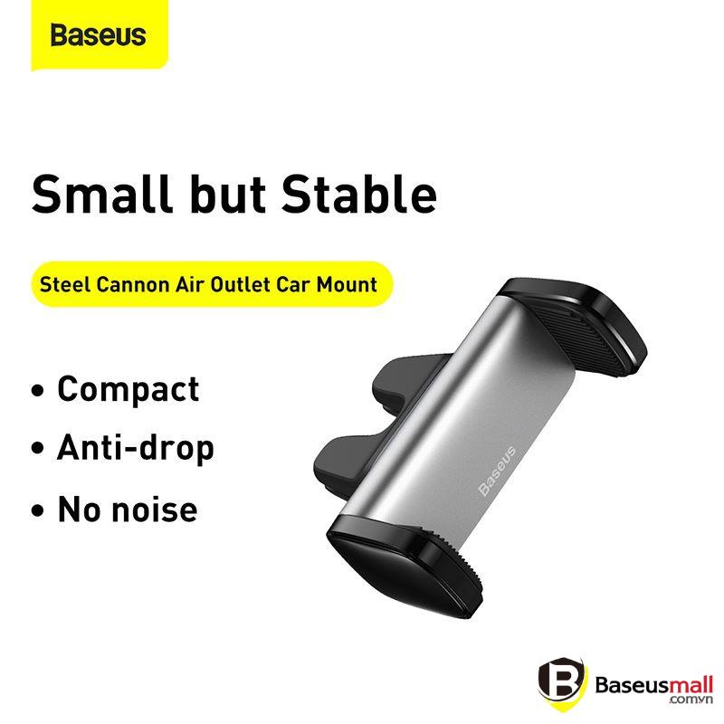 Baseus -BaseusMall VN Giá Đỡ Điện Thoại Baseus Gắn Cửa Gió Điều Hòa Xe Hơi Có Thể Điều Chỉnh Dành Cho Điện Thoại