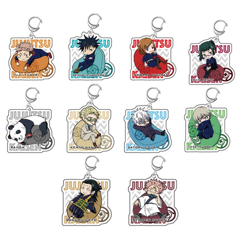 Móc Khóa Hình Nhân Vật Jujutsu Kaisen Gojo Satoru Đáng Yêu Charms