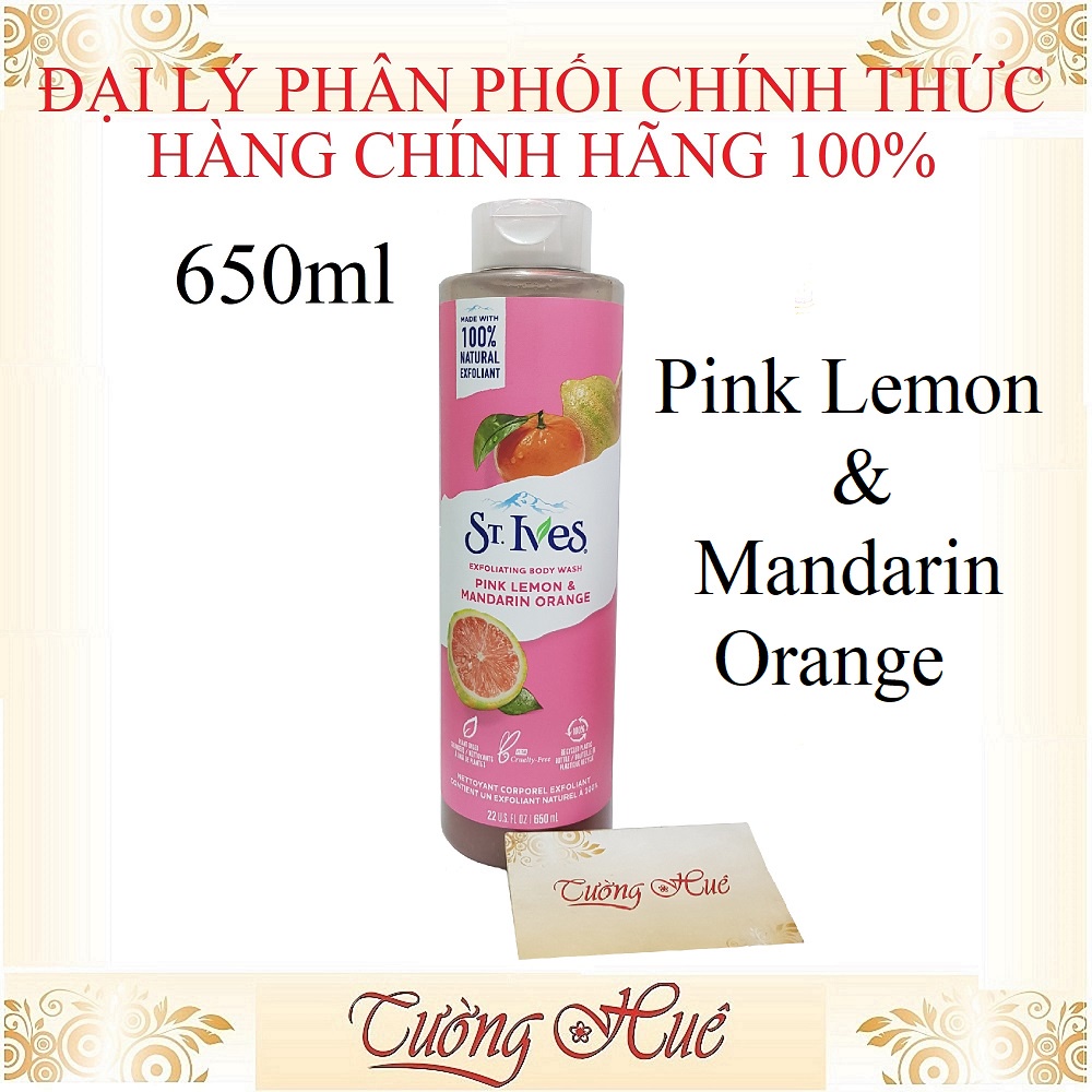 Sữa Tắm St. Ives Body Wash Nhiều Mùi - 650ml