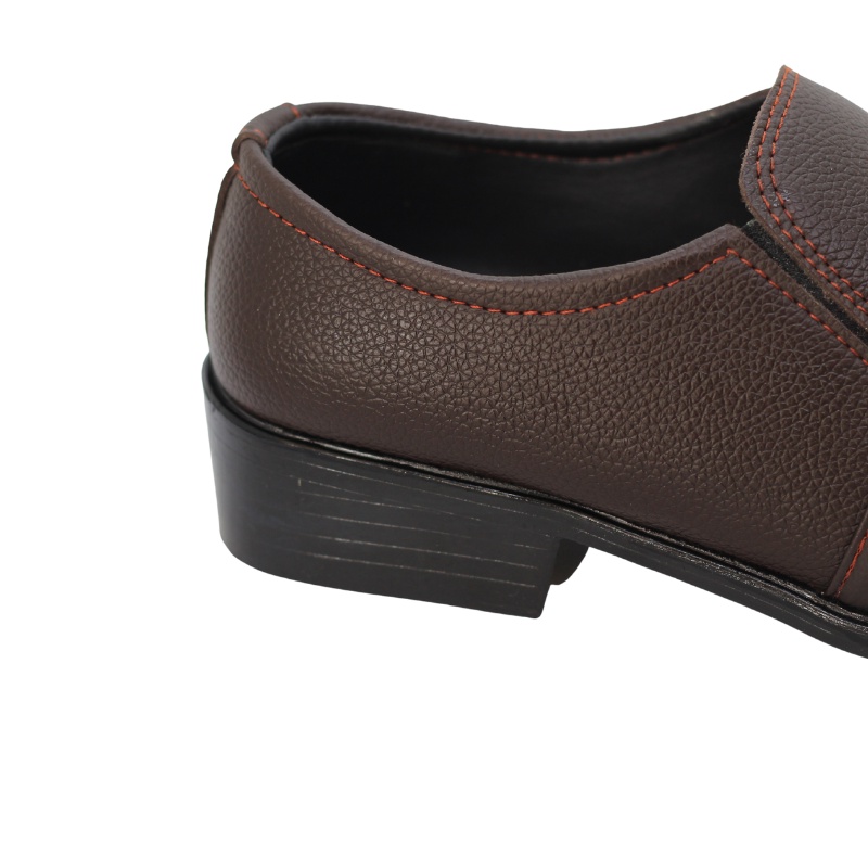 Giày tây nam cho người trung niên chất da nâu sang trọng lịch lãm size 38 đến 43 đế cao đã khâu chắc chắn