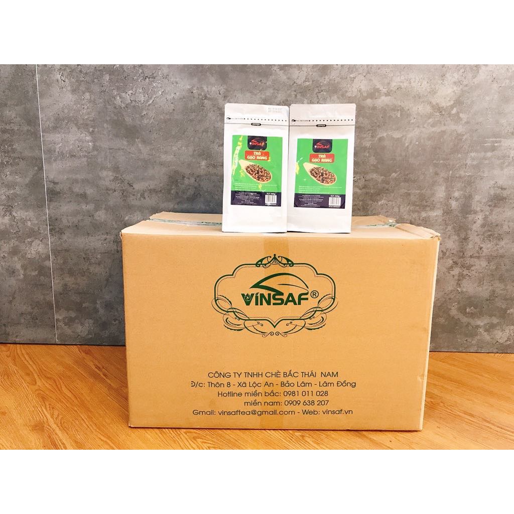 Trà gạo rang GENMAICHA túi 500gr làm trà sữa gạo rang