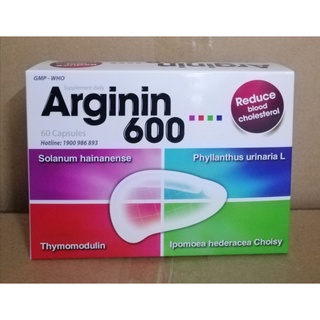 Arginin 600 tăng cường chức năng gan