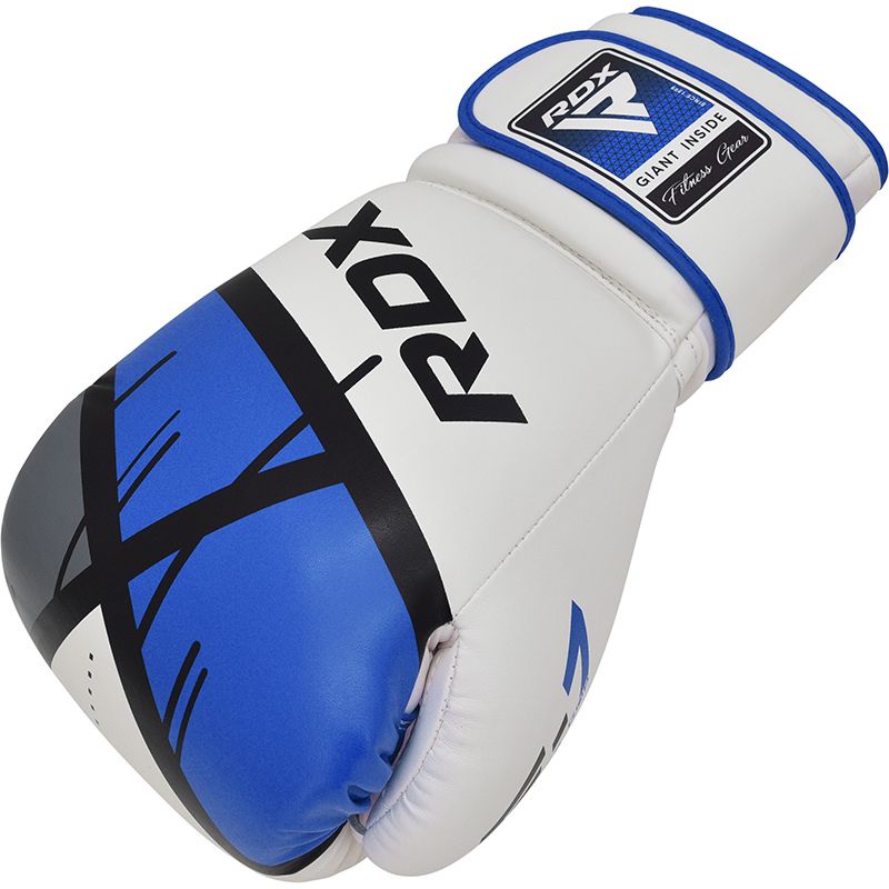 Găng Tay Boxing RDX F7 Ego Training - White/Blue