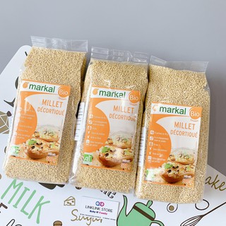 Hạt Kê Hữu Cơ Bóc Vỏ Markal 500g (Hạt kê đã tách vỏ hữu cơ)