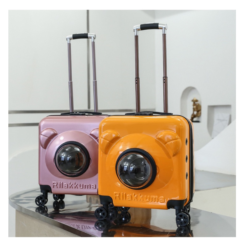 Vali kéo cho thú cưng - Vali vận chuyển chó mèo siêu xịn sò sống ảo TikTok