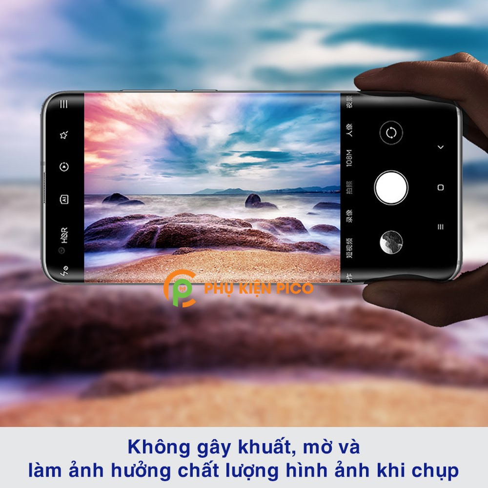 Dán camera Samsung S21 Ultra khung kim loại bảo vệ an toàn camera sau - Ốp viền camera Samsung Galaxy S21 Ultra