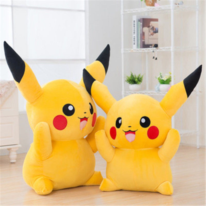 Gối Ôm Hình Pikachu Nhồi Bông Cỡ Lớn Dễ Thương