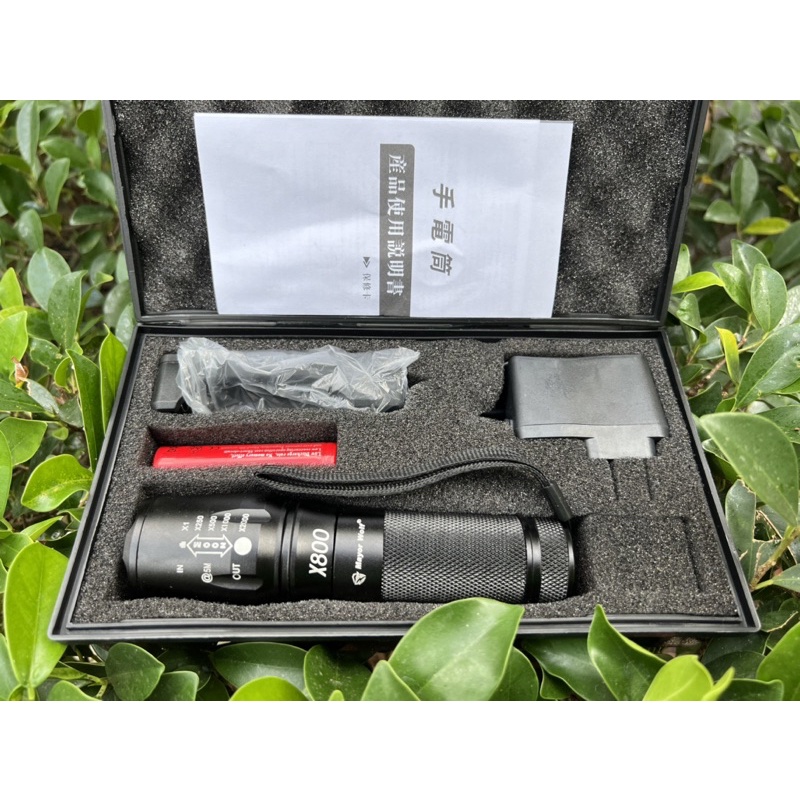 😍 Đèn pin siêu sáng, chống nước X800 chính hãng Mayor Wolf