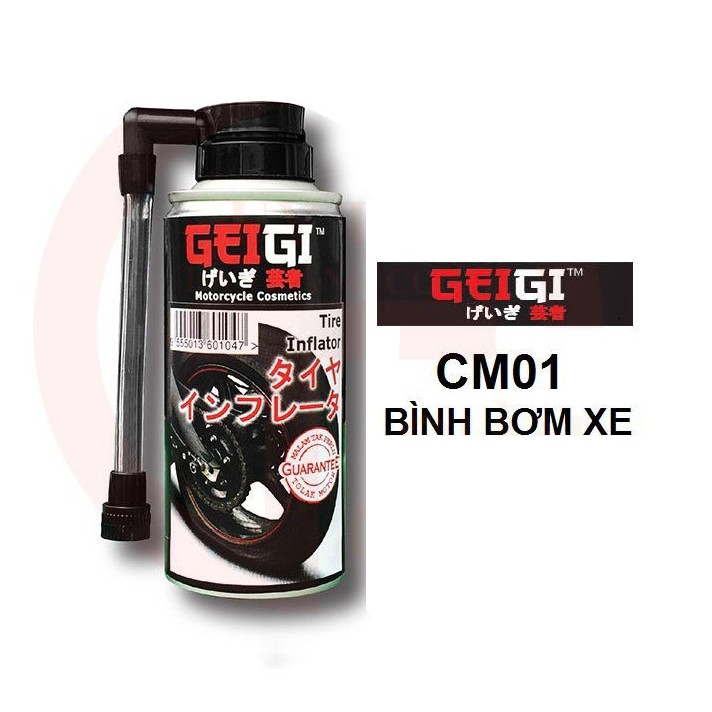 Sơn xịt Samurai Kurobushi - BÌNH BƠM XE CM01 - hàng chính hãng