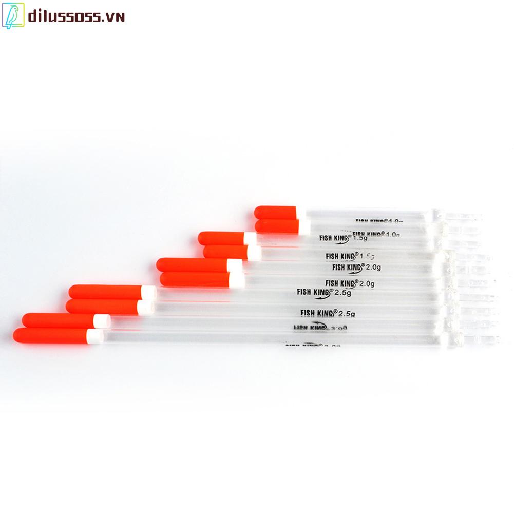 Set 10 Phao Câu Cá Bằng Nhựa Trong Suốt
