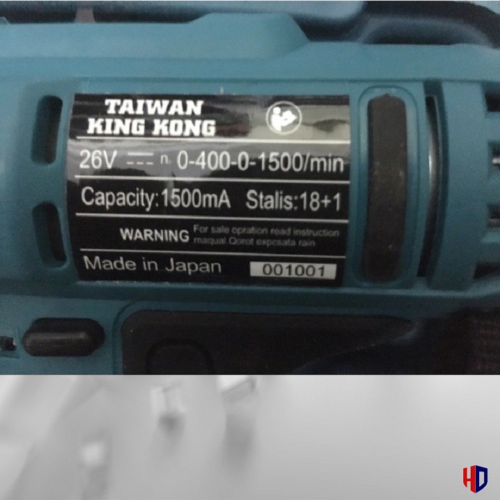 HÓT!!!!!! Máy Cắt Tôn KING KONG 26V - 2 PIN - LÕI ĐỒNG 100% - TẶNG ĐẦU CHUYỂN ĐỂ KHOAN BẮT BÍT