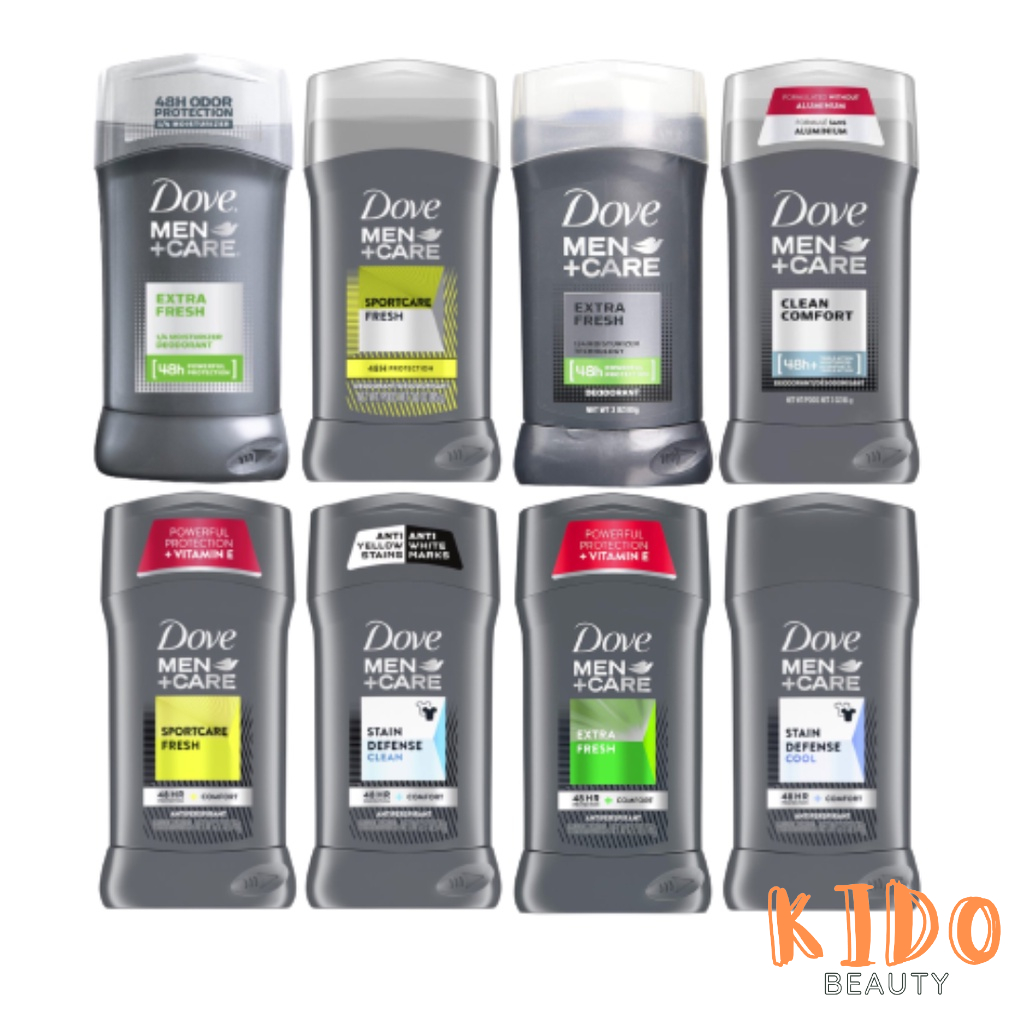 Lăn Sáp Khử Mùi Nam DOVE Men+Care Antiperspirant Deodorant Extra Fresh / Clean Comfort 76g / 85g