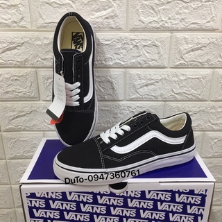 Giày VANS old skool đen trắng size 36->43 NAM NỮ