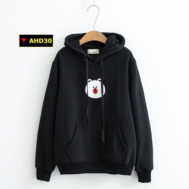 ÁO HOODIE CON GẤU CÓ NÓN CHẤT NỈ BÔNG NAM NỮ ĐỀU MẶC ĐƯỢC | BigBuy360 - bigbuy360.vn
