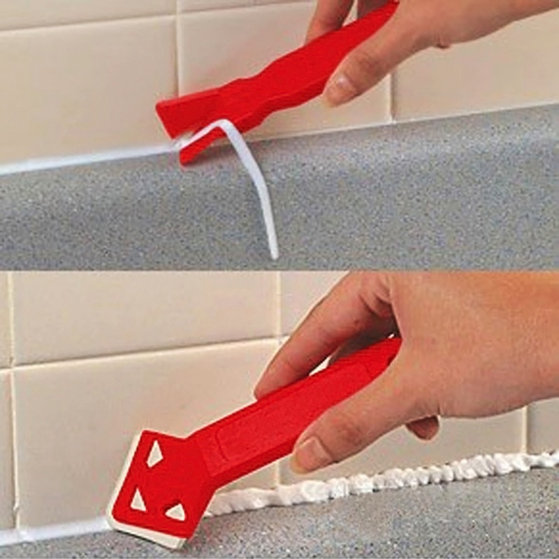 Bộ 2 Dụng Cụ Cạo Góc Cạnh Bằng Silicone Cho Nhà Bếp / Phòng Tắm