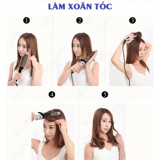 Máy uốn duỗi bấm tóc Nova 8890