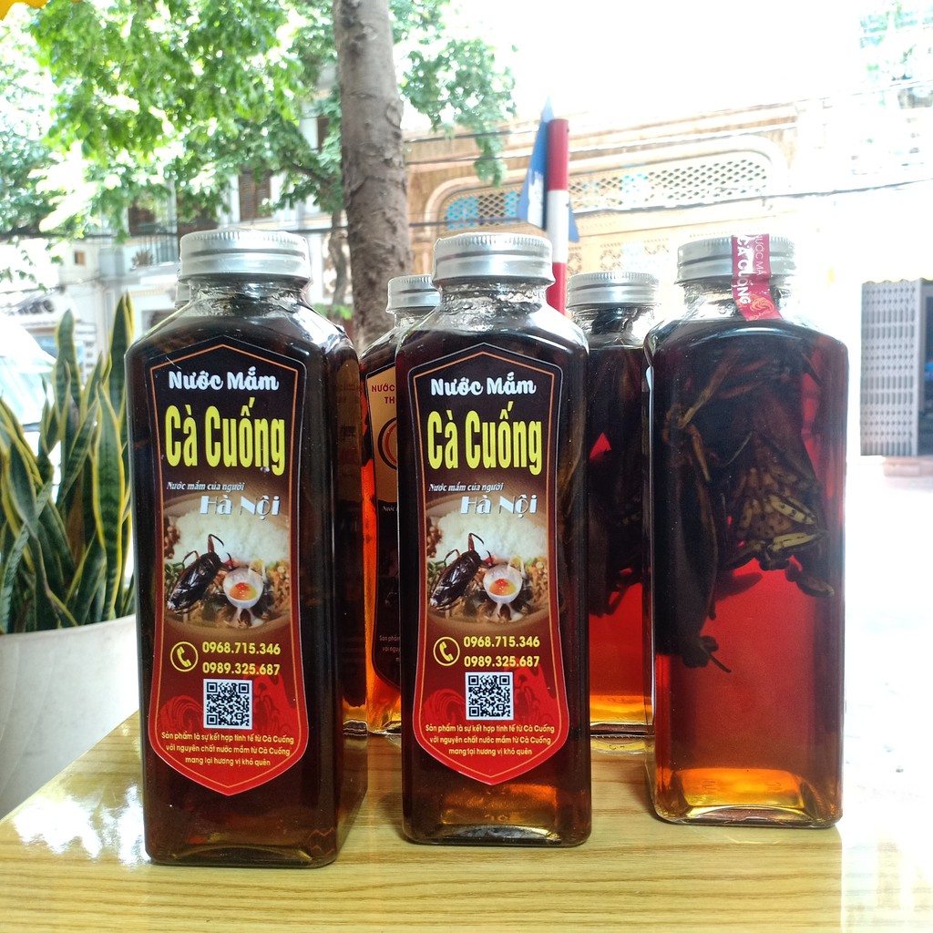 Nước Mắm Cà cuống nguyên chất chai 2 con 500ml