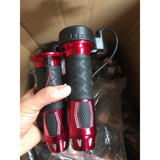 tay ga trơn ốp nhôm không nút dành cho xe đạp điện