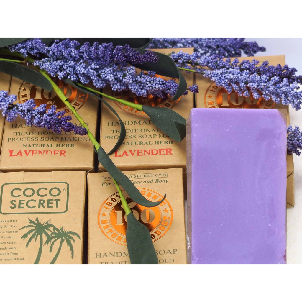 XÀ BÔNG HANDMADE DẦU DỪA LAVENDER | BigBuy360 - bigbuy360.vn