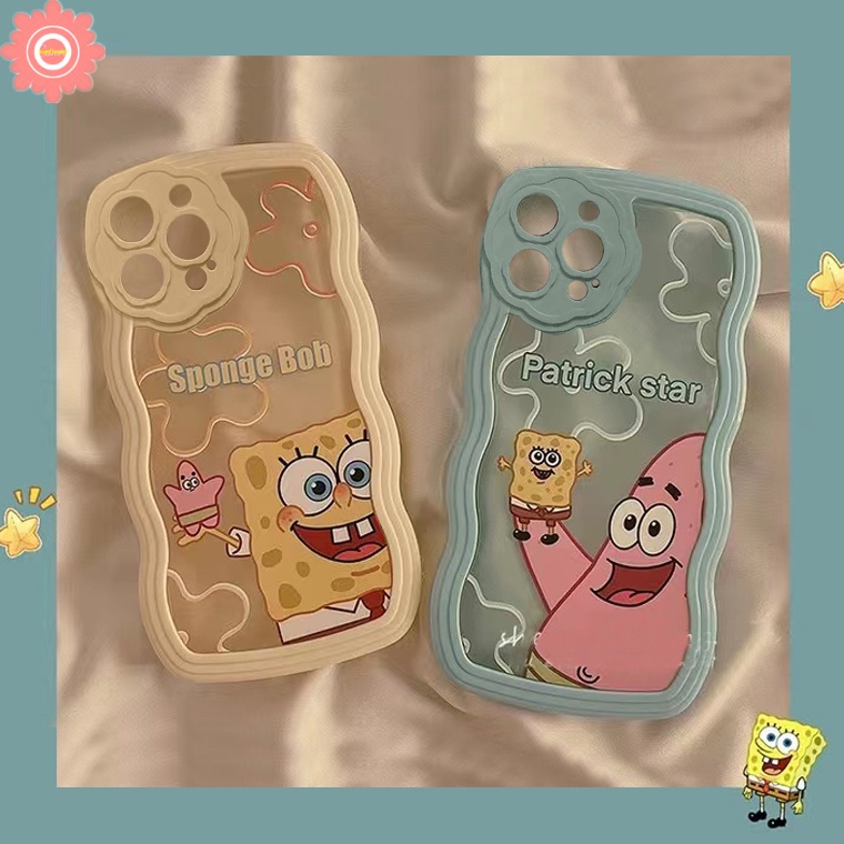 Ốp Điện Thoại Họa Tiết Hoạt Hình SpongeBob Patrick Cho iPhone 11 7plus 6 6s 7 8 Plus XR 13 12 Pro MAX X XS MAX SE 2020