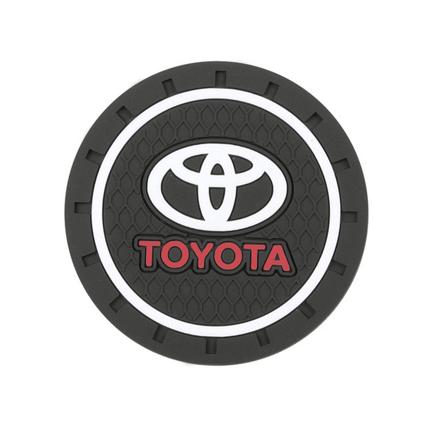 Set 2 Miếng Lót Cốc Nước Chống Trượt Bằng Silica Gel Trang Trí Nội Thất Xe Hơi Cho Toyota Camry Altis Vigo Fortuner CHR Vios Yaris Ativ Hilux REVO Avanza sienta hiace innova