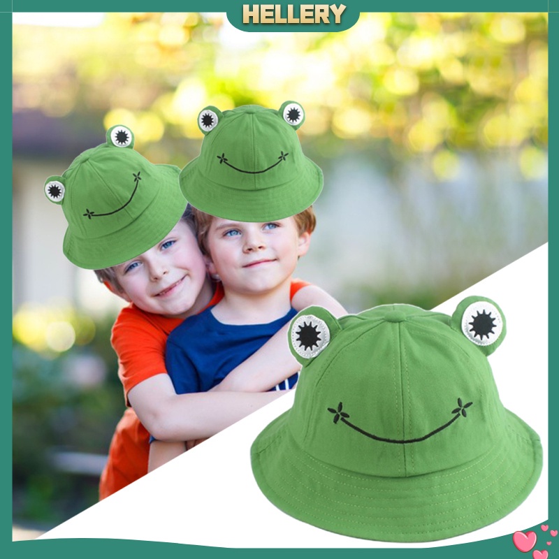 Nón Tai Bèo Cotton Hình Chú Ếch Đáng Yêu Cho Bé Gái