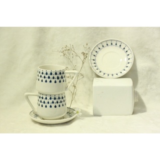 Bộ Tách Cafe Gốm Sứ (cốc và đĩa)