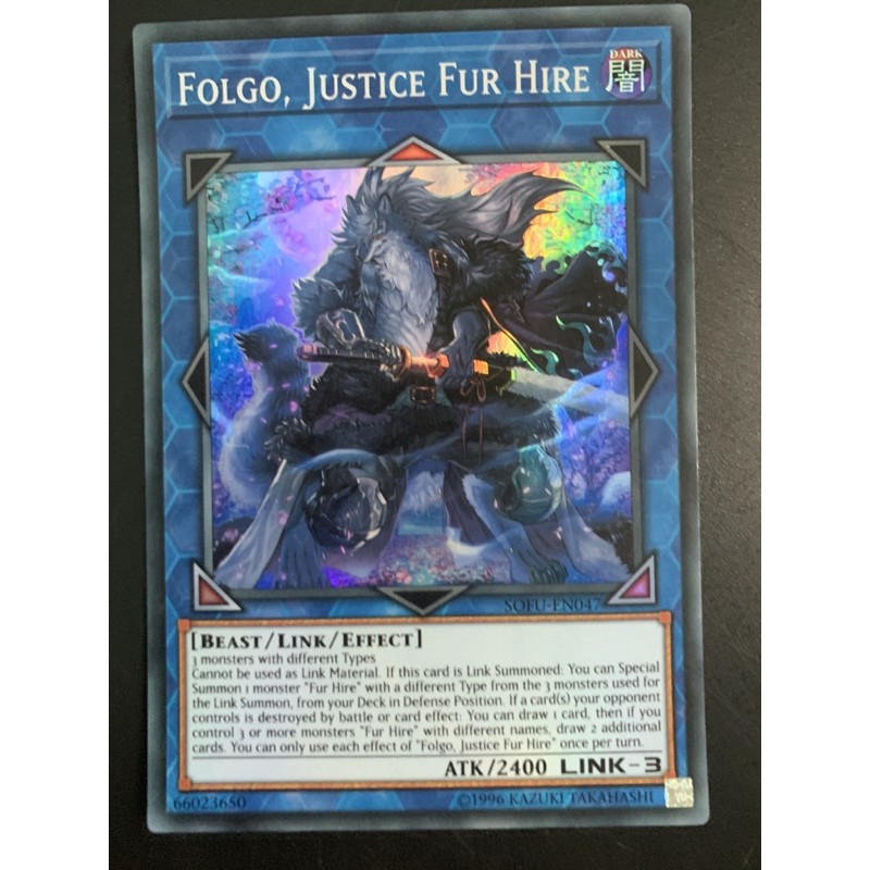 bài yugioh: folgo, justice