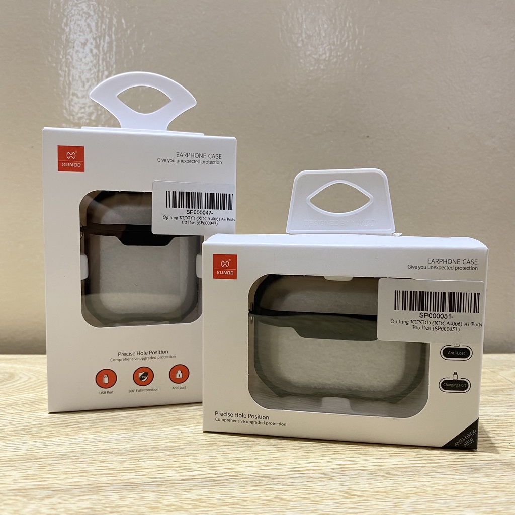[Hỏa Tốc HCM] Ốp XUNDD dùng cho tai nghe AirPods 1/ 2 / 3 / Pro / Pro 2 Chống sốc (XDCA-006 Series)