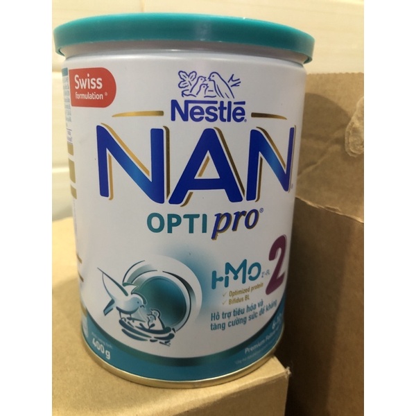 nan optipro 2 (400g) mẫu  mới HMO