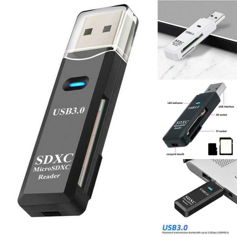 Đầu đọc thẻ nhớ micro SD TF 2 trong 1 cổng USB 3.0 cho máy tính