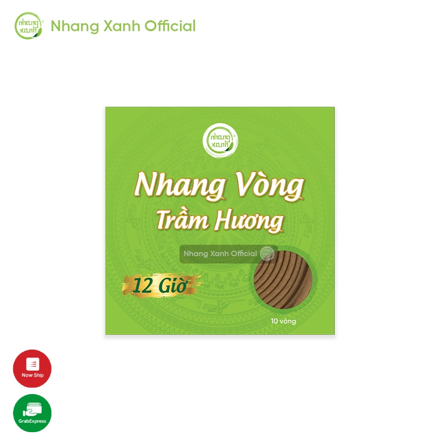 Nhang Vòng Phổ Thông - thời gian cháy 12 giờ - Hương thơm dịu nhẹ, tự nhiên