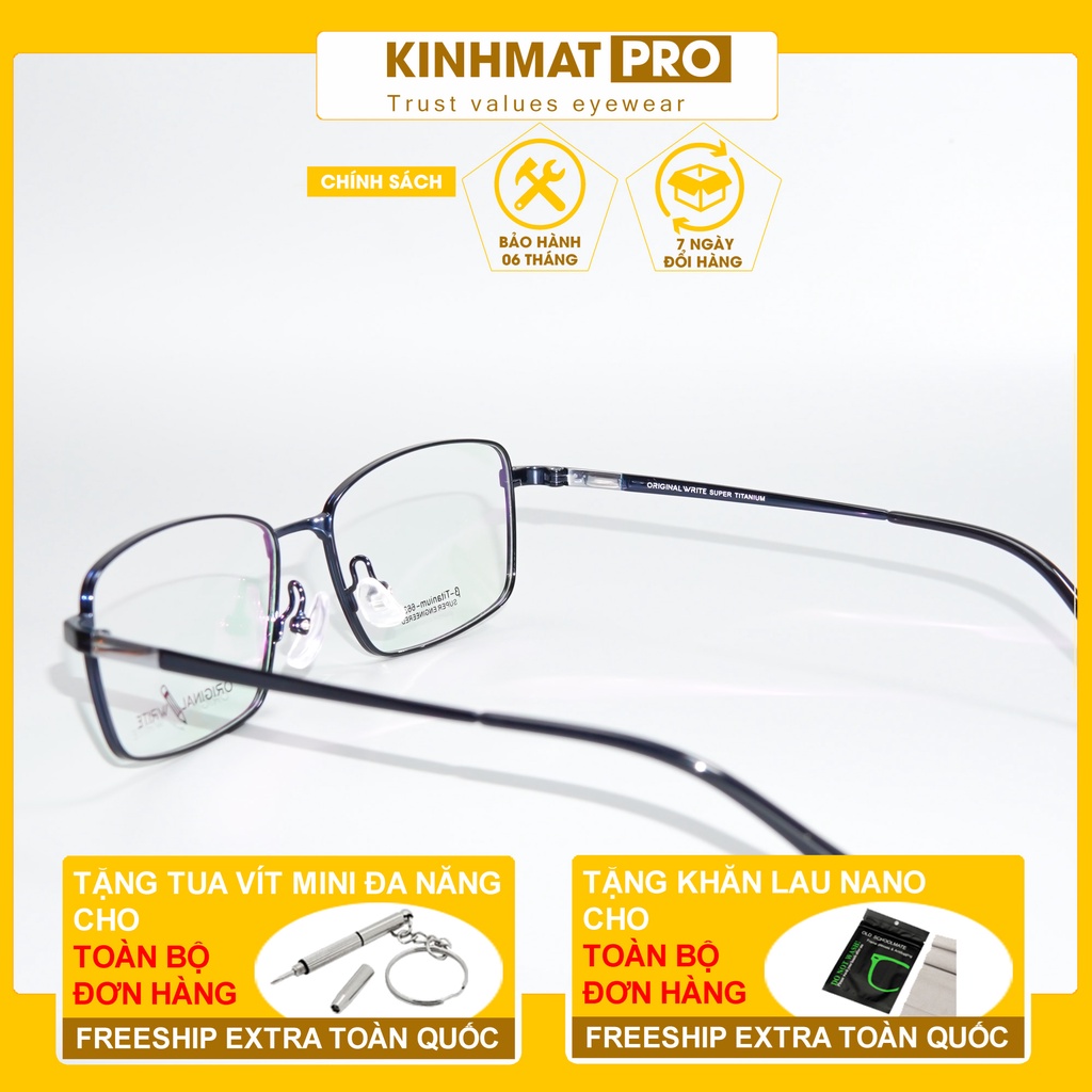 Gọng kính Original write 66302 β-Titan cao cấp siêu nhẹ bền Kính mắt Pro