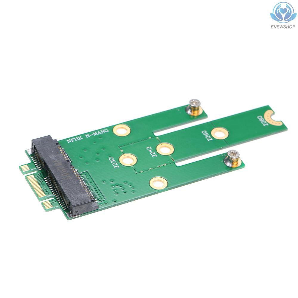 【enew】MSATA to NGFF Adapter Card Motherboard SATA to M.2 NGFF MSSD Converter