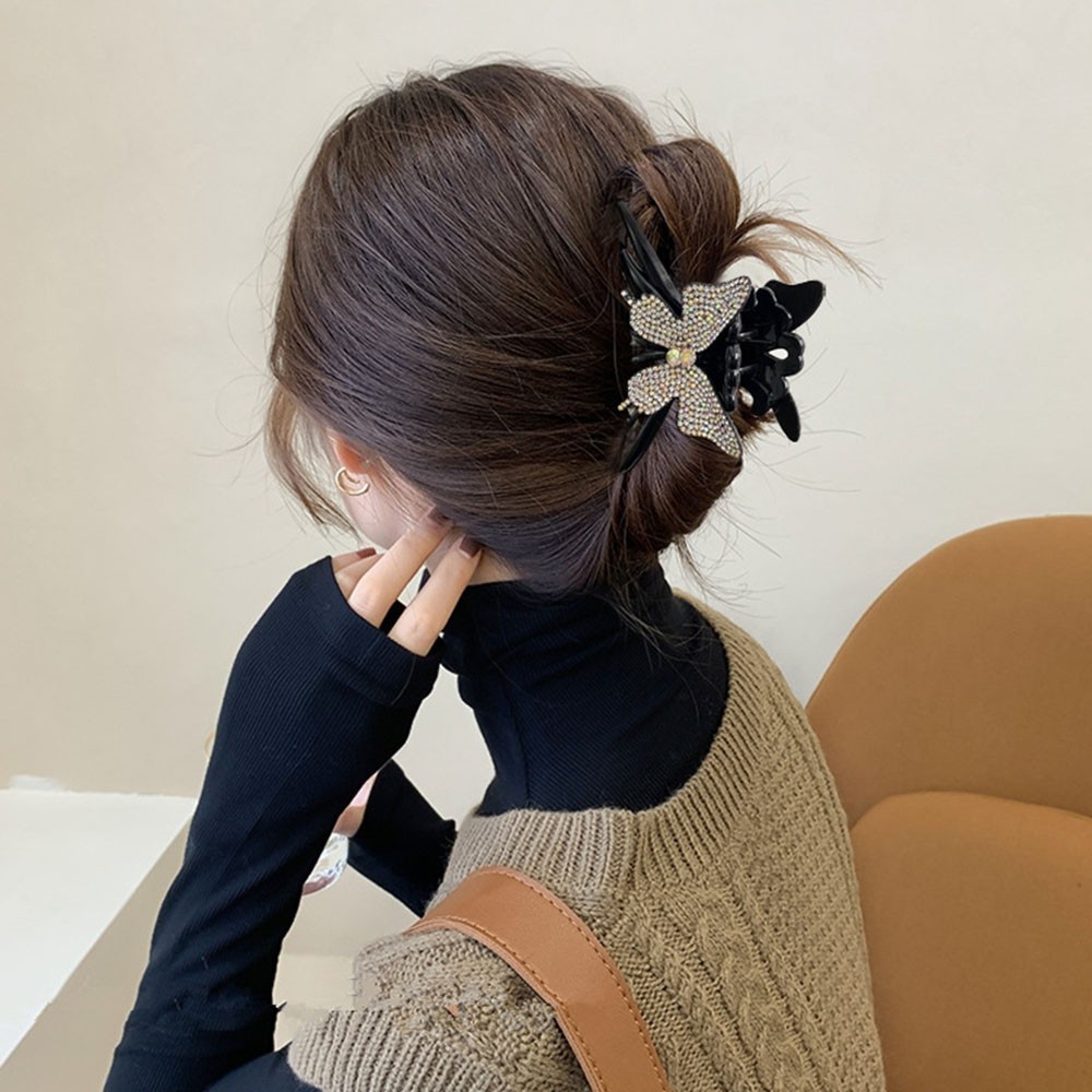 Kẹp Tóc Càng Cua Acrylic Nhiều Màu Sắc Phong Cách Hàn Quốc Đơn Giản Cho Nữ