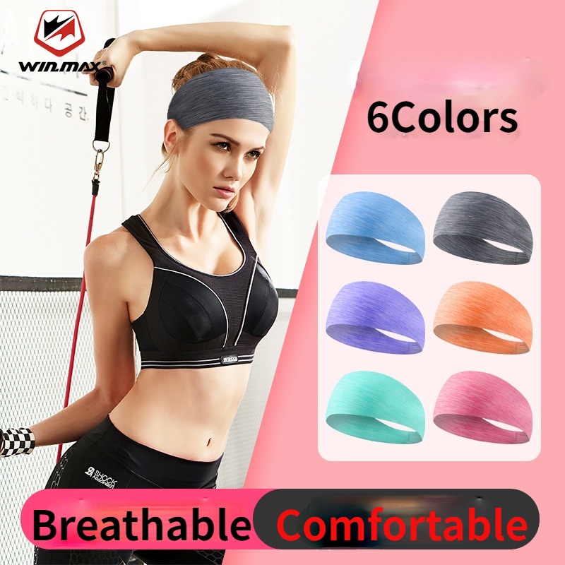 Băng đô turban WINMAX co giãn thấm hút mồ hôi tiện dụng cho người tập thể thao