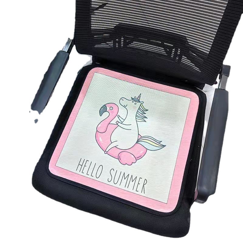 Đệm Lót Ghế Ngồi Văn Phòng Bằng Lụa Lạnh Kích Thước 45 * 45CM Chất Lượng Cao