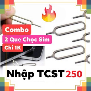 Sp que chọc sim combo 2 que chỉ 1k - freeship - phụ kiện iphone chính hãng .