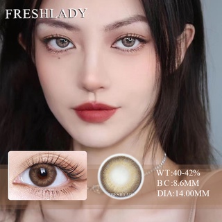 Lens kính áp tròng Kính áp tròng một năm mắt nước sức khỏe kính mắt freshlady Kính áp tròng tự nhiên thời trang hàn quốc MS2-3