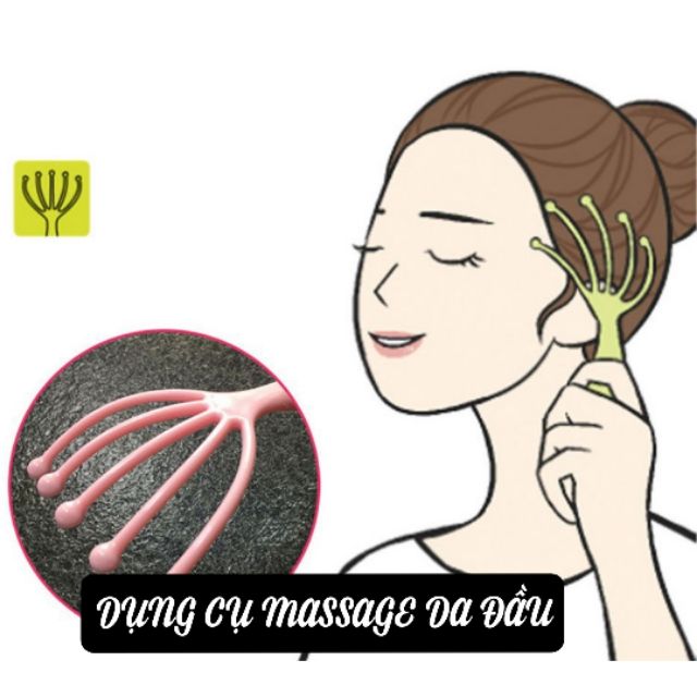 Dụng cụ massage mát xa da đầu giúp thư giãn