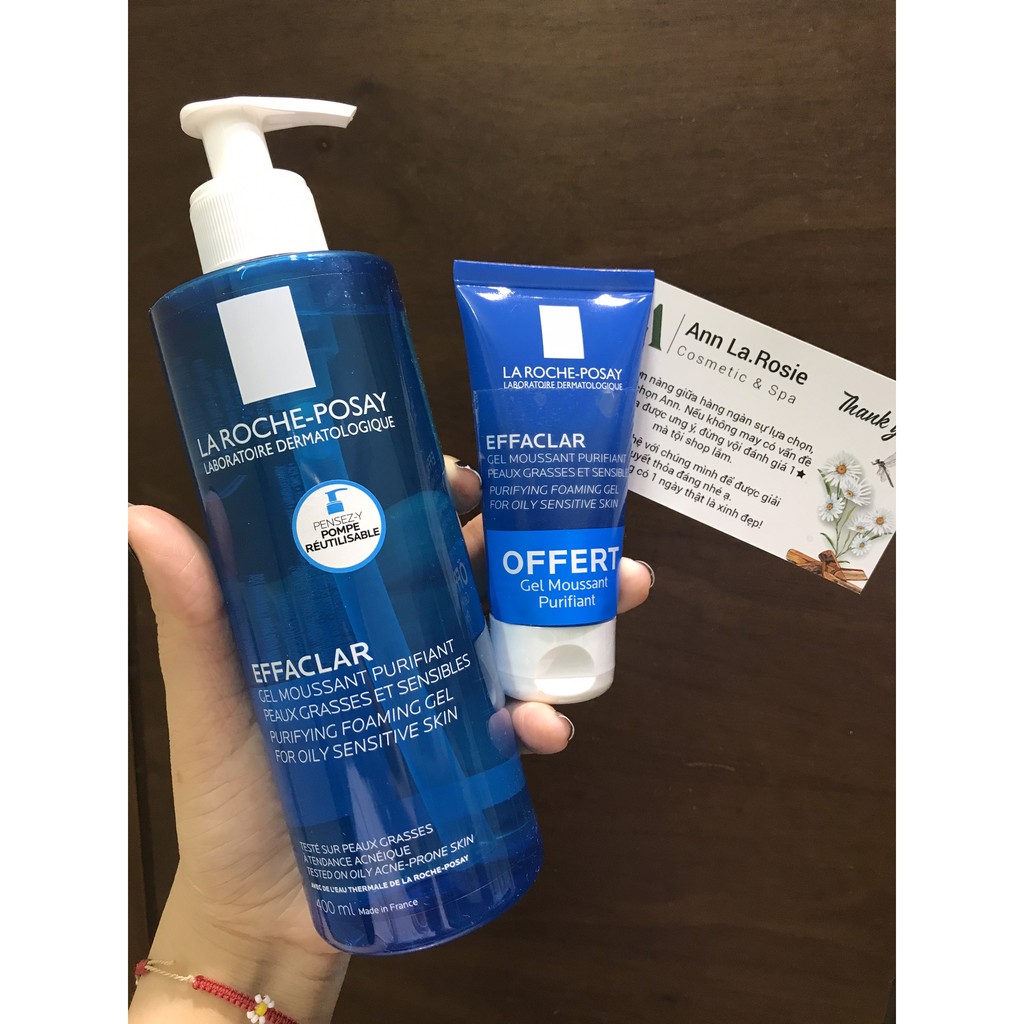 [Mã SKAMSALEP6 giảm 10% tối đa 100K đơn 150K] Sữa rửa mặt Laroche-posay Effaclar Gel Moussant các size | BigBuy360 - bigbuy360.vn