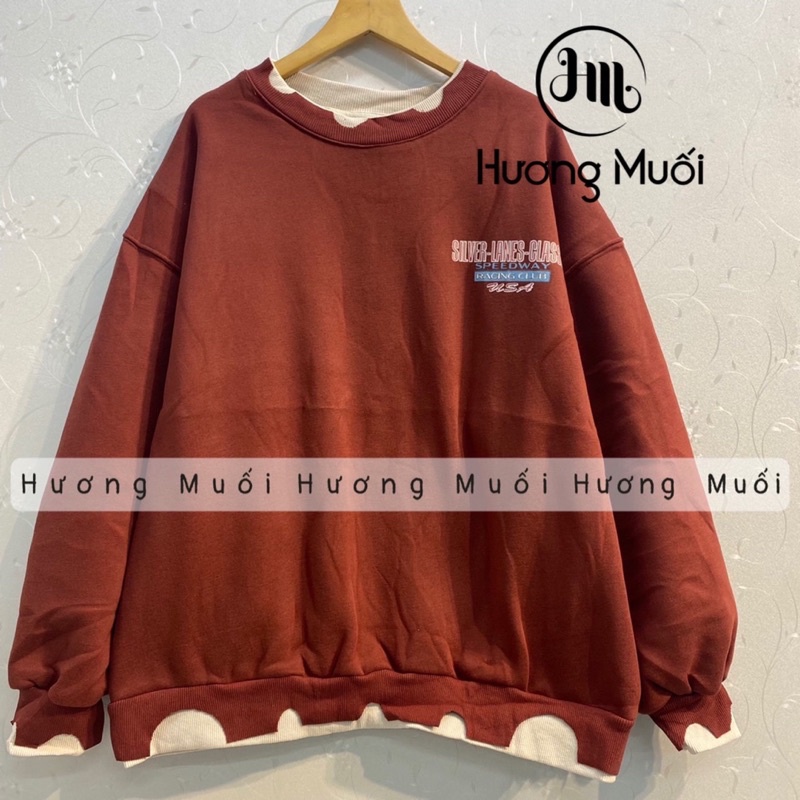 Áo nỉ cổ tròn pha rách 500 - sweater nỉ bông | BigBuy360 - bigbuy360.vn