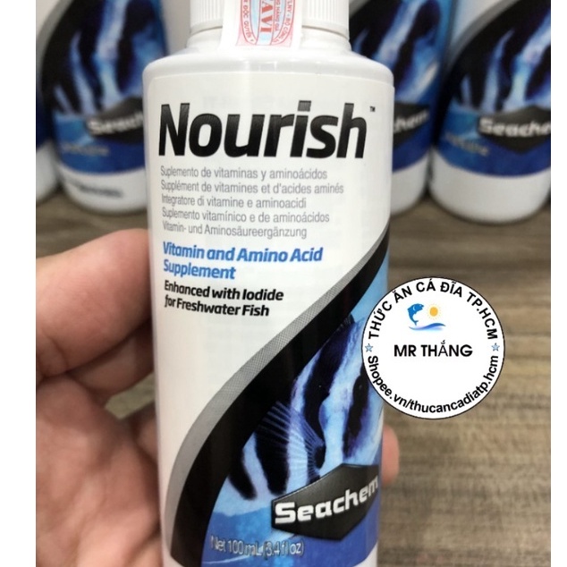 Seachem Nourish : Bổ sung vitamin và axitamin cho tất cả các dòng cá cảnh.