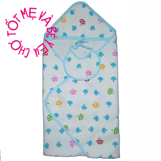 KHĂN QUẤN BÉ/CHĂN Ủ BÉ SƠ SINH+YẾM