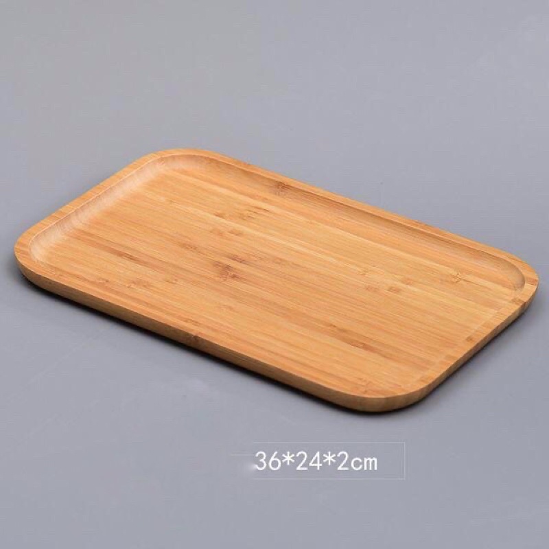 Khay gỗ hình chữ nhật cỡ to